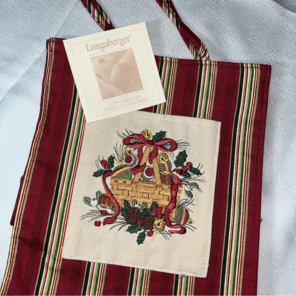 Longaberger Holiday 2005 Tote Bag New Without Tag